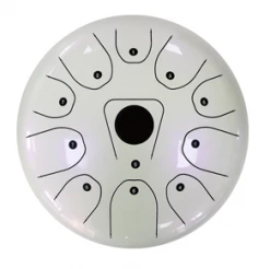 Crescendo Music Percussion QEP Music 12" Stainless Steel Geometry Drum W/Bag (4 Colours)