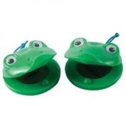 Crescendo Music Finger Castanets Frog Shape (1-Pair)