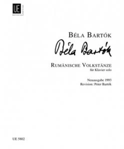 Hal Leonard Manuscript BARTOK Rumanian Folk Dances