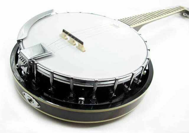 Crescendo Music Folk & Native Vorson 5 String Banjo W/ Electric 4 Crescendo Music Folk & Native Vorson 5 String Banjo W/ Electric