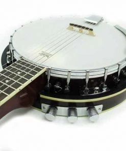Crescendo Music Vorson 6 String Banjo W/ Electric