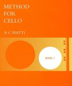 Crescendo Music Piatti Method For Cello Manuscript