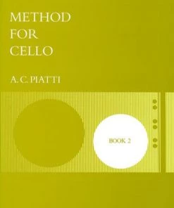 Crescendo Music Piatti Method For Cello Manuscript