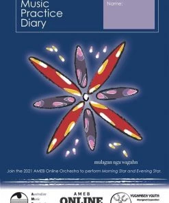 Crescendo Music AMEB Music Practice Diary: Morning Star And Evening Star Edition Manuscript