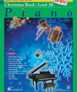 Crescendo Music Alfred's Basic Piano Library: Top Hits! Christmas Book 1B Manuscript