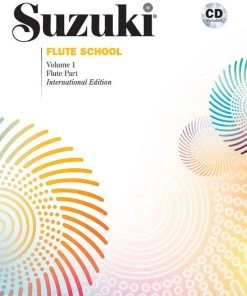 Crescendo Music Manuscript Suzuki Flute School Method Book/CD